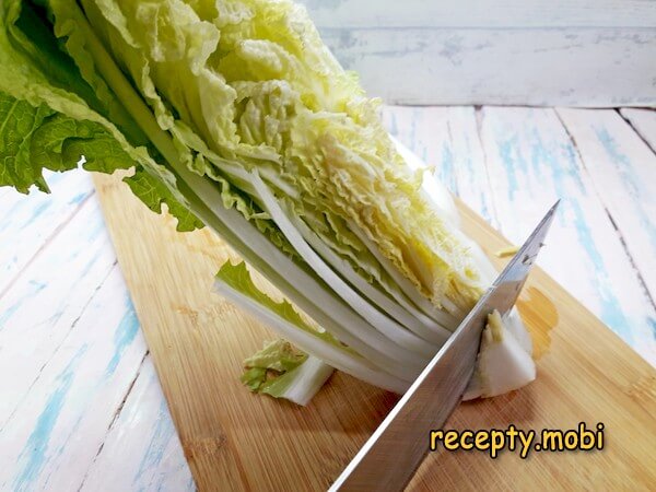 chinese cabbage - photo step 4