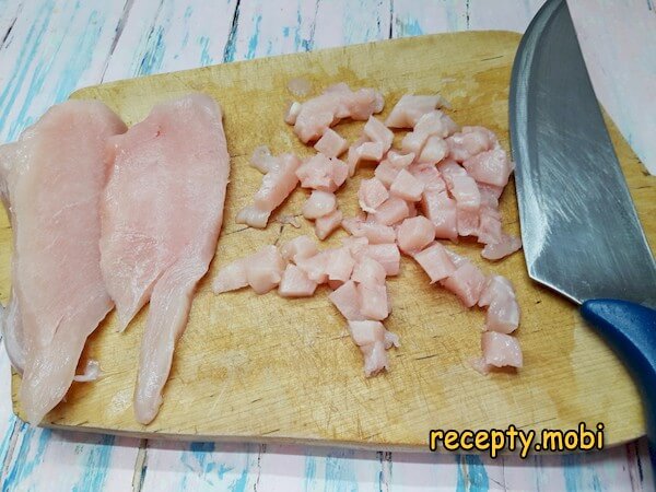 приготовление рубленых куриных котлет с сыром - фото шаг 3