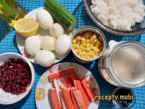 ингредиенты для приготовления салата кролик - фото шаг 1