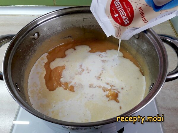 приготовление супа-пюре из цветной капусты со сливками - фото шаг 19