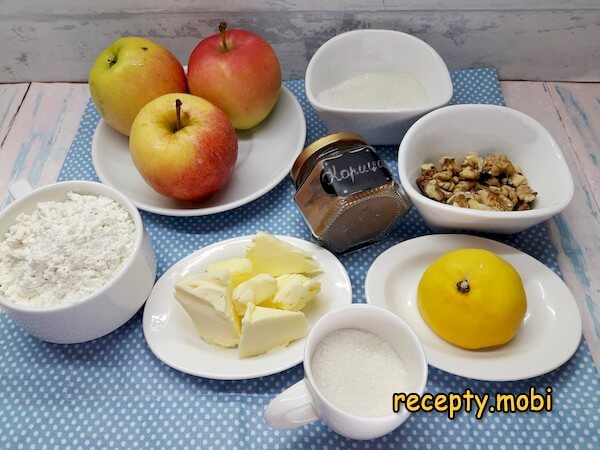 ингредиенты для яблочного крамбл - фото шаг 1