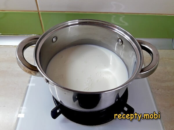 приготовление заварного крема для наполеона - фото шаг 2