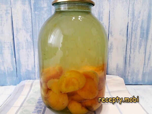 приготовление компота из абрикосов на зиму - фото шаг 12