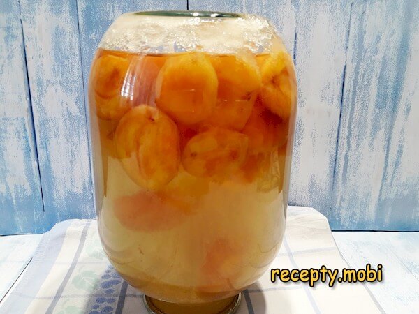 приготовление компота из абрикосов на зиму - фото шаг 13