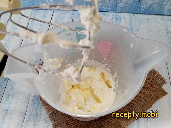 приготовление крем чиза для торта на сливках - фото шаг 4