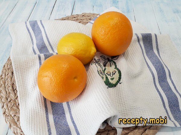 апельсины и лимон - фото шаг 4