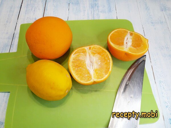 апельсины и лимон - фото шаг 5