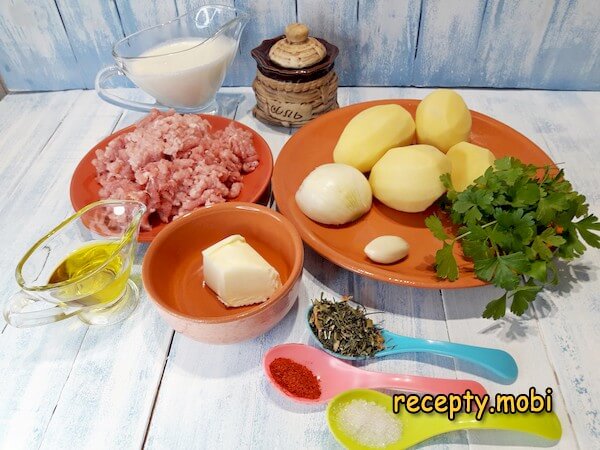 ингредиенты для приготовления тосканского супа с фаршем - фото шаг 1
