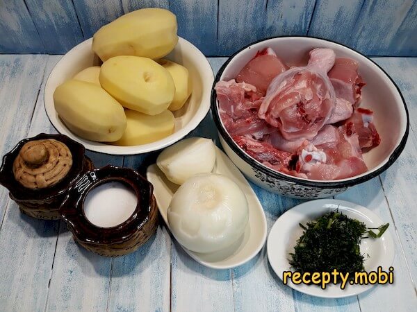 ингредиенты для картофельно-мясной подушки - фото шаг 1