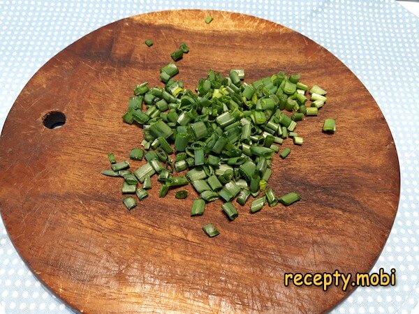 нарезанный зеленый лук - фото шаг 11