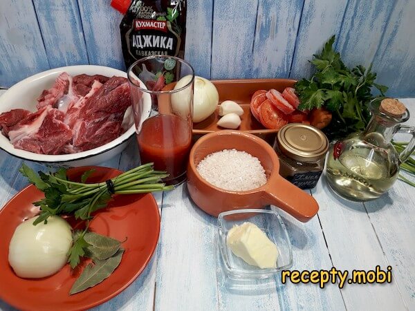 ингредиенты для приготовления харчо по-грузински - фото шаг 1