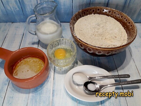ингредиенты для приготовления кыстыбыя с картошкой по-татарски - фото шаг 1