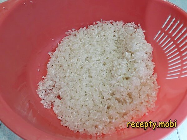 промытый рис - фото шаг 3