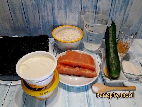 ингредиенты для приготовления суши в домашних условиях - фото шаг 1