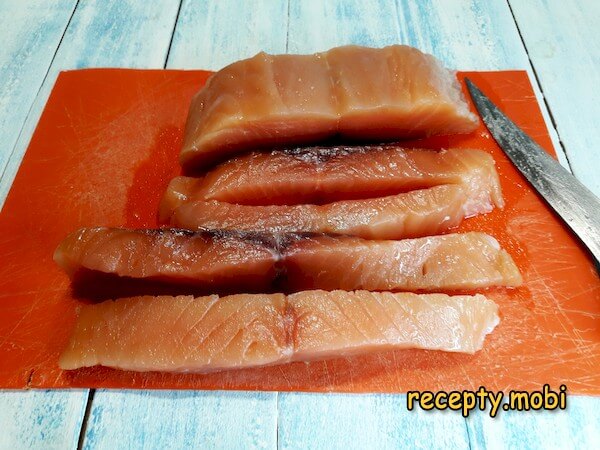 нарезанный лосось - фото шаг 13
