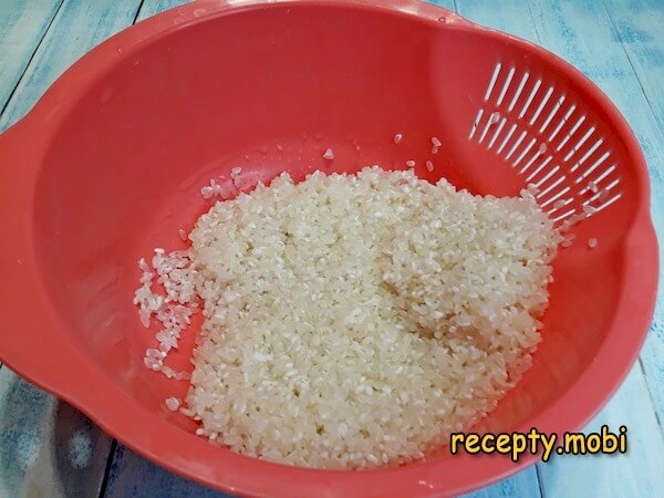 промытый рис - фото шаг 2