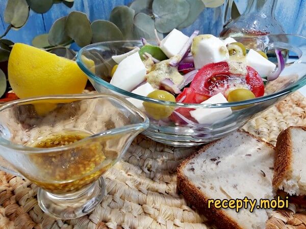 Заправка для греческого салата – 3 лучших рецепта