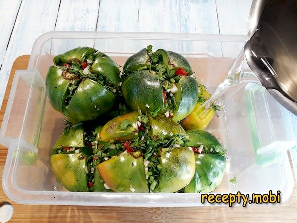 приготовление зеленых помидоров по-армянски - фото шаг 10