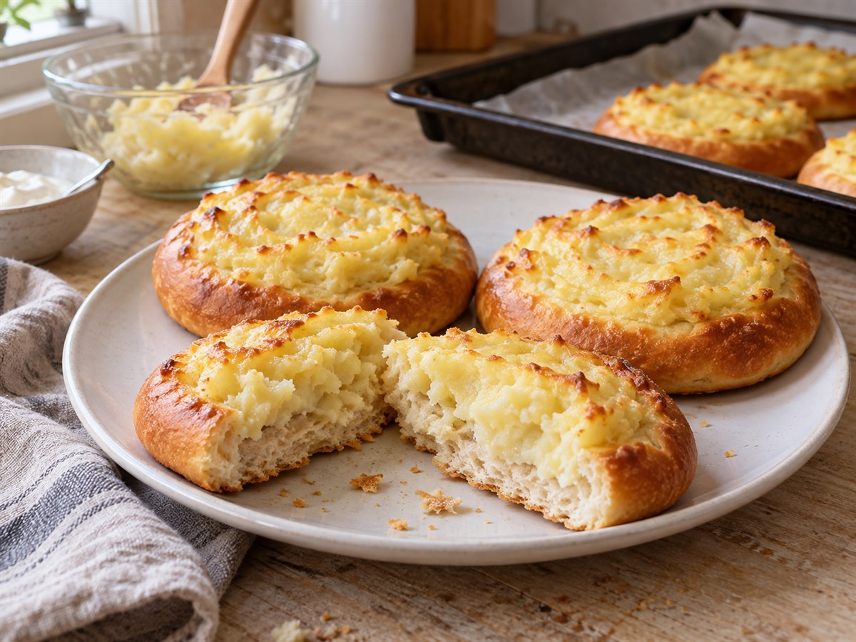 Шаньги с картошкой в духовке