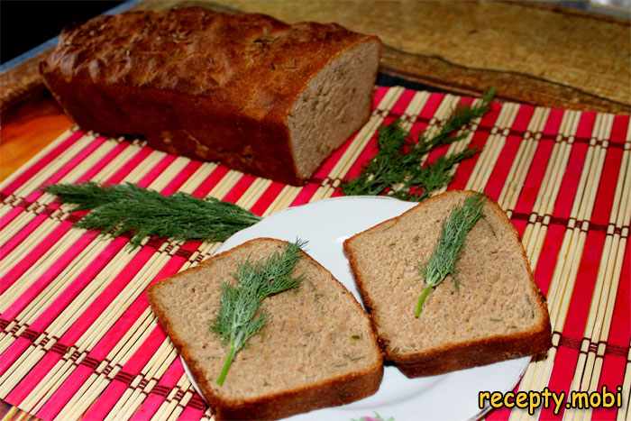 Rye bread with cumin and herbs