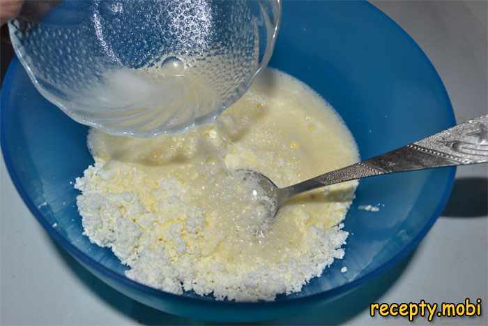 making curd balls