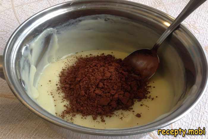 приготовление шоколадно-ванильного пудинга