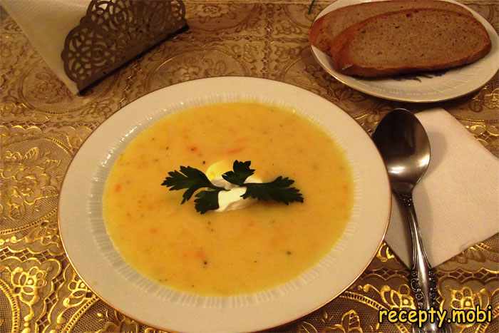 Сырный суп с плавленным сыром