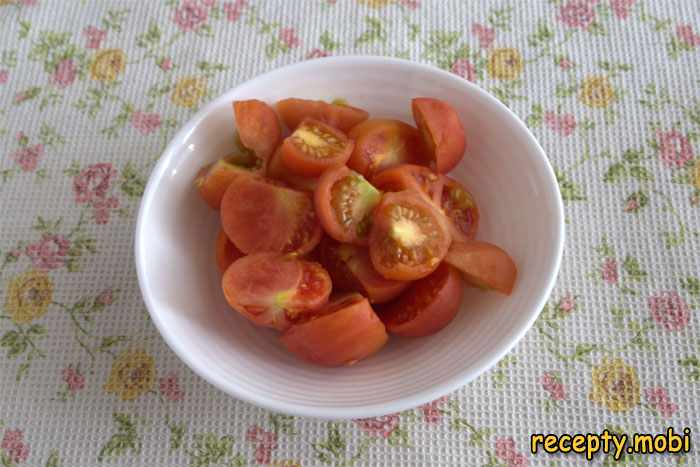 томаты без кожуры нарезанные - фото шаг 1