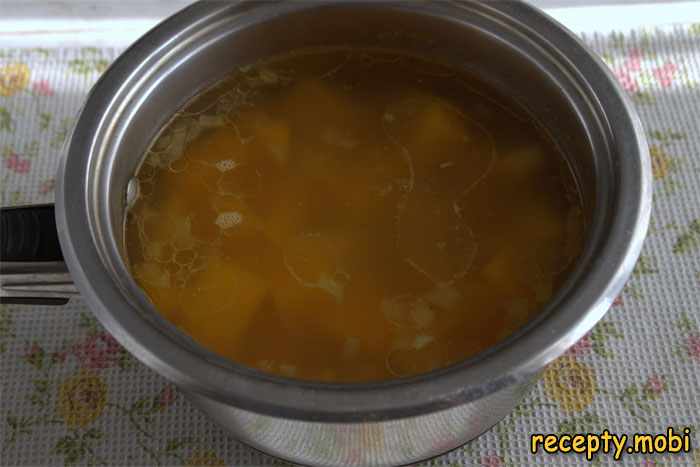 приготовление тыквенно-горохового супа-пюре - фото шаг 7