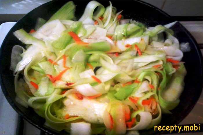 приготовление овощей