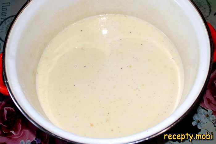 Preparation of custard