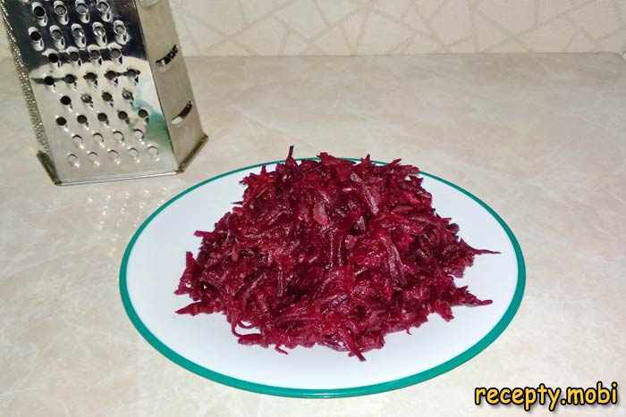 grated beets - photo step 4