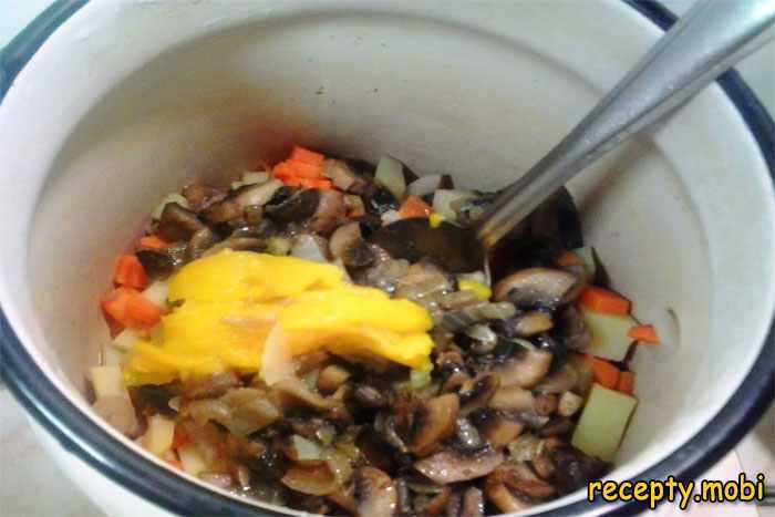приготовление супа-пюре из шампиньонов со сливками