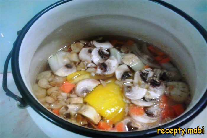 приготовление суп-пюре из шампиньонов со сливками