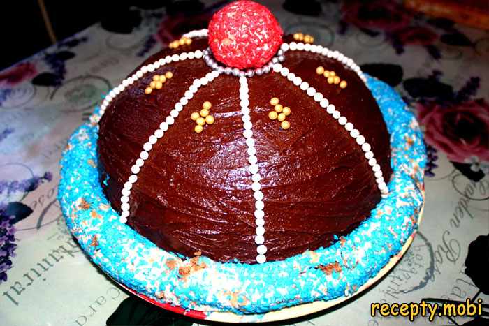 украшение творожного торта с желатином - фото шаг 24