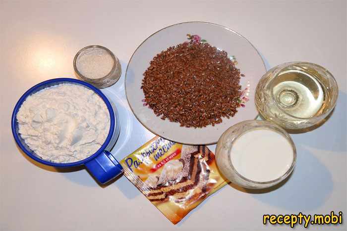 Ингредиенты для приготовления галетного печенья