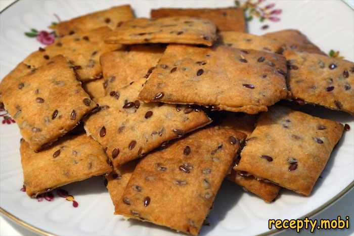 Галетное печенье рецепт в домашних условиях с семенами льна