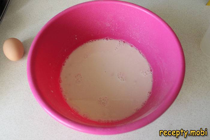 preparation of the dough