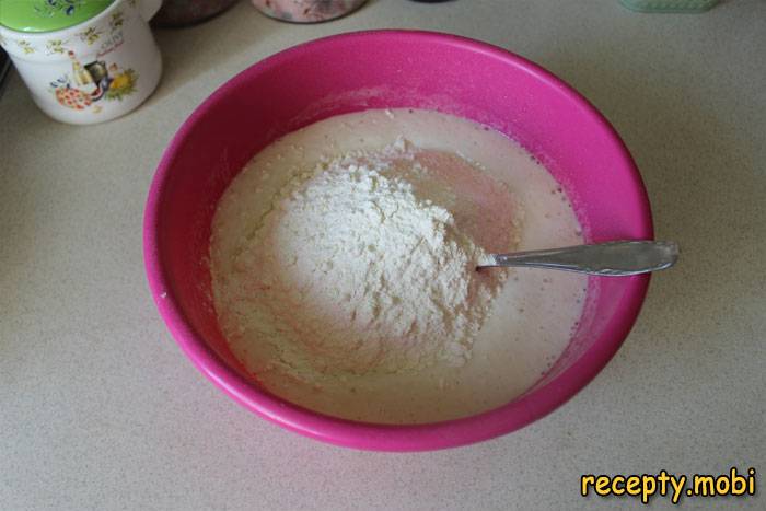 preparation of the dough