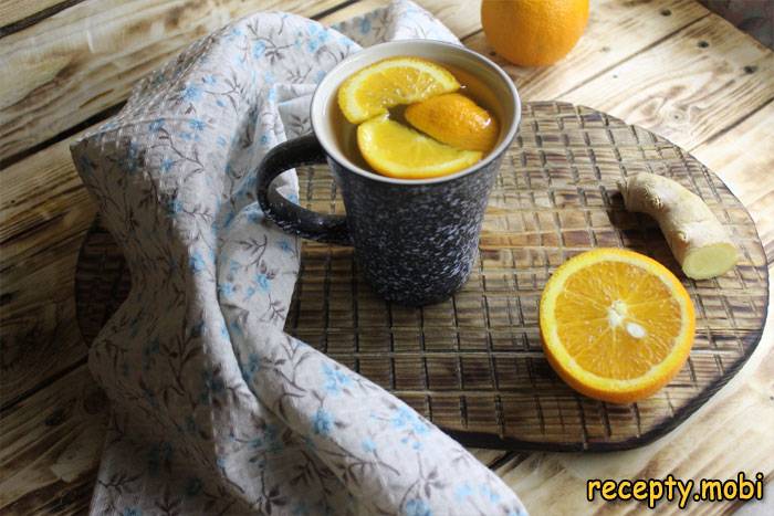 Имбирный чай от простуды и сниженного иммунитета