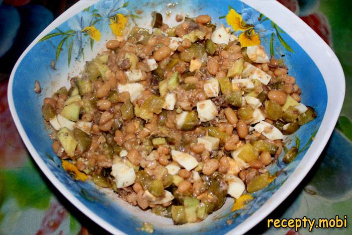 Легкий салат с тунцом и авокадо "Экзотик"