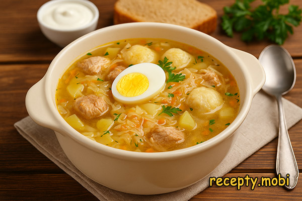 Щи с капустой и клёцками – пошаговый рецепт с фото