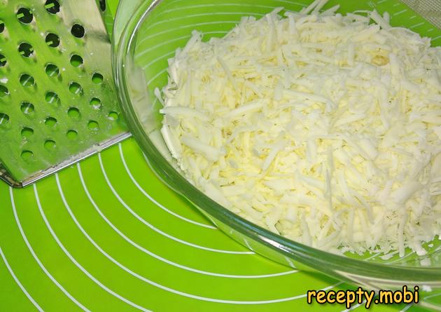 We rub suluguni cheese on a coarse grater - photo step 11