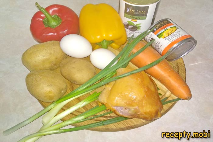 ингредиенты для салата - фото шаг 1