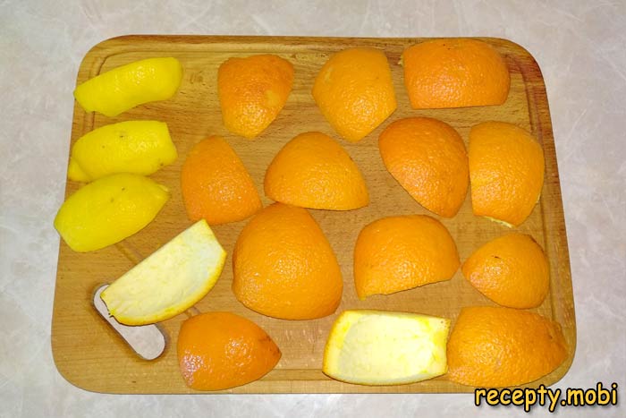 приготовление цукат из апельсин - фото шаг 2