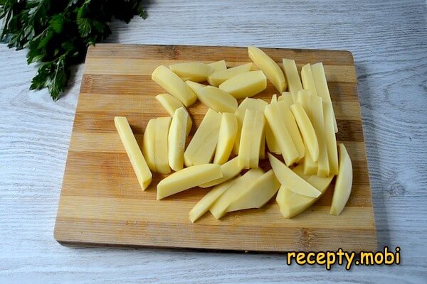 нарезанный картофель соломкой - фото шаг 4