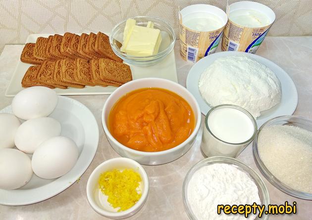 pumpkin cheesecake ingredients - photo step 1