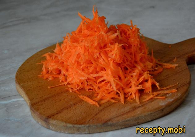 Тертая морковь - фото шаг 5