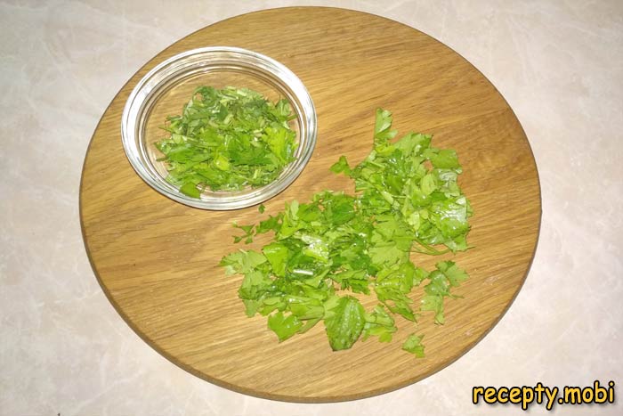cilantro and parsley - photo step 7