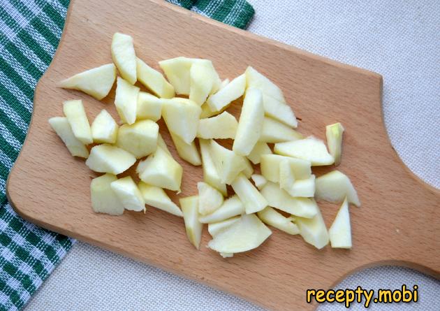 нарезанное яблоко - фото шаг 9